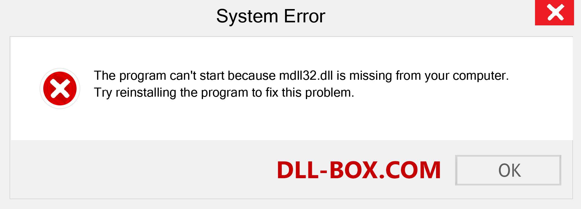  mdll32.dll file is missing?. Download for Windows 7, 8, 10 - Fix  mdll32 dll Missing Error on Windows, photos, images